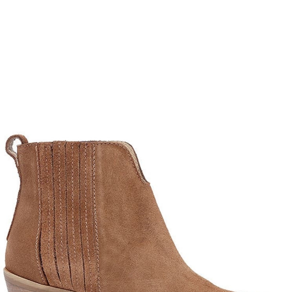 Steve Madden Tan Suede Webster Bootie - Picture 5 of 11